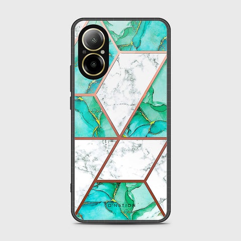 Realme C67 4G Cover- O'Nation Shades of Marble Series - HQ Ultra Shine Premium Infinity Glass Soft Silicon Borders Case