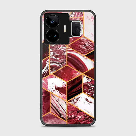 Realme GT3 Cover- O'Nation Shades of Marble Series - HQ Ultra Shine Premium Infinity Glass Soft Silicon Borders Case