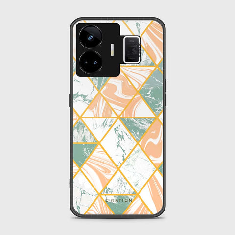 Realme GT3 Cover- O'Nation Shades of Marble Series - HQ Ultra Shine Premium Infinity Glass Soft Silicon Borders Case