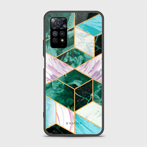 Xiaomi Redmi Note 11 Pro Cover - O'Nation Shades of Marble Series - HQ Ultra Shine Premium Infinity Glass Soft Silicon Borders Case