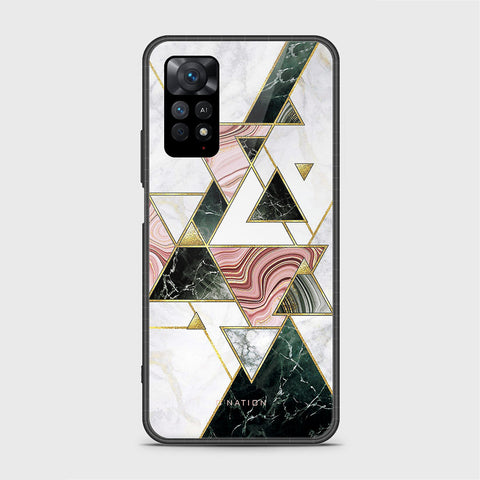 Xiaomi Redmi Note 11 Pro Cover - O'Nation Shades of Marble Series - HQ Ultra Shine Premium Infinity Glass Soft Silicon Borders Case