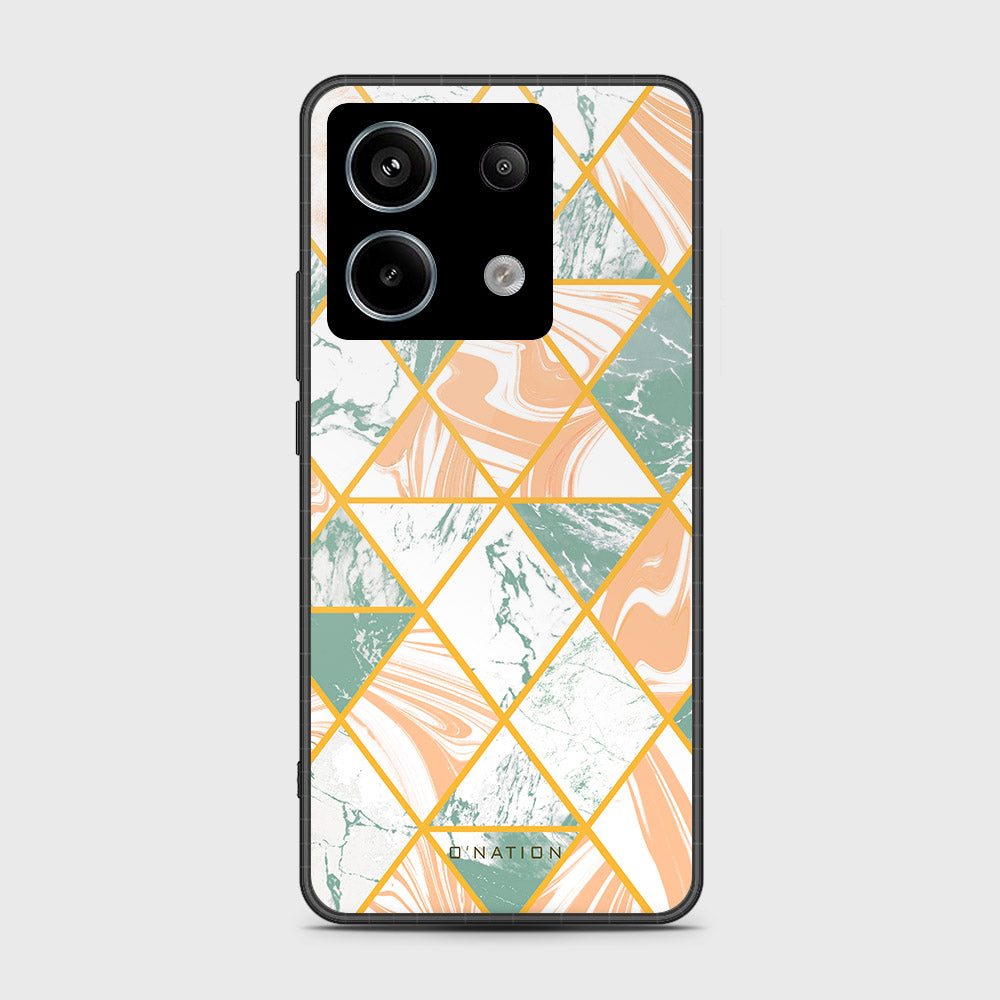 Xiaomi Redmi Note 13 Pro 4G Cover- O'Nation Shades of Marble Series - HQ Ultra Shine Premium Infinity Glass Soft Silicon Borders Case (Fast Delivery)