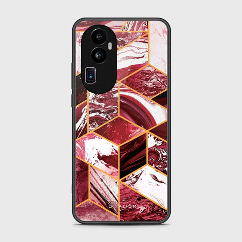 Oppo Reno 10 Pro Plus Cover- O'Nation Shades of Marble Series - HQ Ultra Shine Premium Infinity Glass Soft Silicon Borders Case