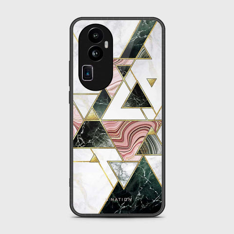 Oppo Reno 10 Pro Plus Cover- O'Nation Shades of Marble Series - HQ Ultra Shine Premium Infinity Glass Soft Silicon Borders Case