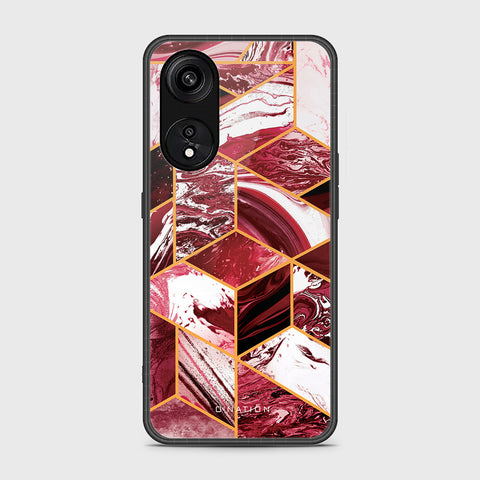 Oppo Reno 8t 5G Cover- O'Nation Shades of Marble Series - HQ Ultra Shine Premium Infinity Glass Soft Silicon Borders Case