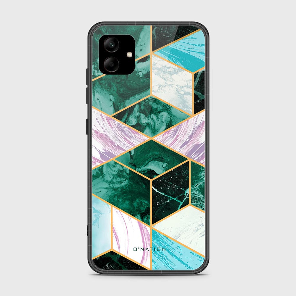 Samsung Galaxy A04 Cover- O'Nation Shades of Marble Series - D86 - HQ Ultra Shine Premium Infinity Glass Soft Silicon Borders Case ( Fast Delivery )