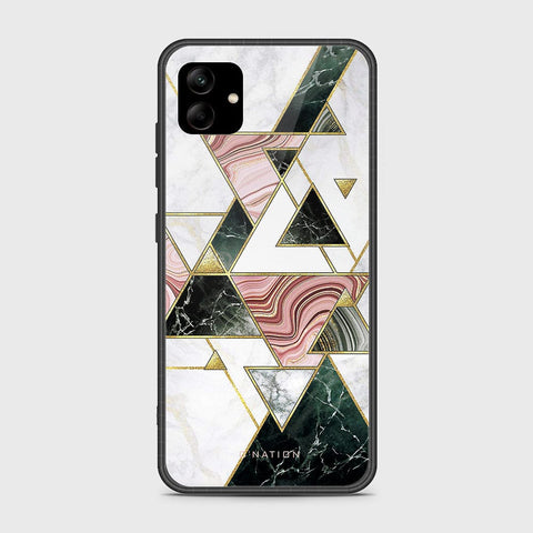 Samsung Galaxy A04e Cover - O'Nation Shades of Marble Series - HQ Ultra Shine Premium Infinity Glass Soft Silicon Borders Case