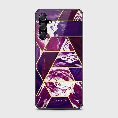 Samsung Galaxy M54 Cover- O'Nation Shades of Marble Series - HQ Ultra Shine Premium Infinity Glass Soft Silicon Borders Case