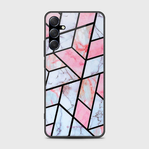 Samsung Galaxy M54 Cover- O'Nation Shades of Marble Series - HQ Ultra Shine Premium Infinity Glass Soft Silicon Borders Case