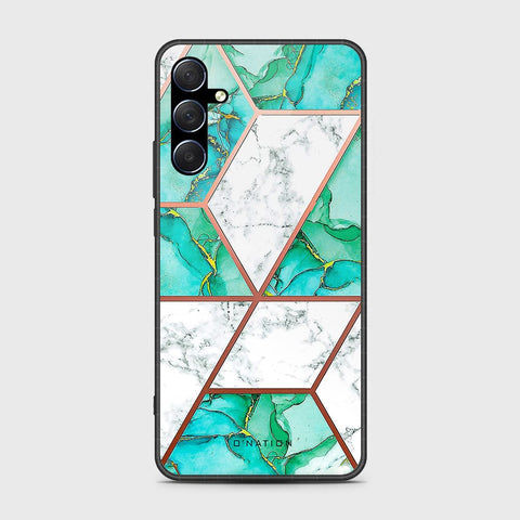 Samsung Galaxy M54 Cover- O'Nation Shades of Marble Series - HQ Ultra Shine Premium Infinity Glass Soft Silicon Borders Case