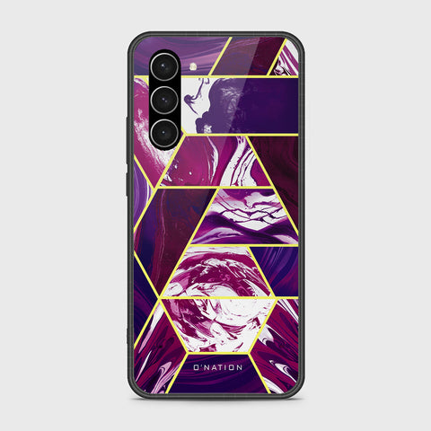 Samsung Galaxy S23 5G Cover- O'Nation Shades of Marble Series - HQ Ultra Shine Premium Infinity Glass Soft Silicon Borders Case