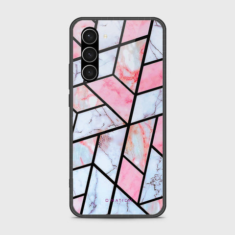 Samsung Galaxy S23 5G Cover- O'Nation Shades of Marble Series - HQ Ultra Shine Premium Infinity Glass Soft Silicon Borders Case