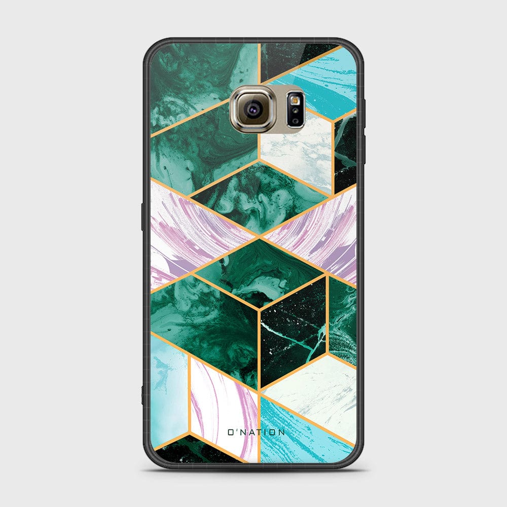 Samsung Galaxy S6 Cover- O'Nation Shades of Marble Series - HQ Ultra Shine Premium Infinity Glass Soft Silicon Borders Case