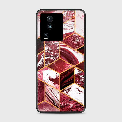 Vivo iQOO Neo 7 Cover- O'Nation Shades of Marble Series - HQ Ultra Shine Premium Infinity Glass Soft Silicon Borders Case