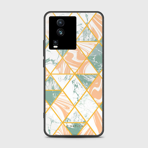 Vivo iQOO Neo 7 Cover- O'Nation Shades of Marble Series - HQ Ultra Shine Premium Infinity Glass Soft Silicon Borders Case