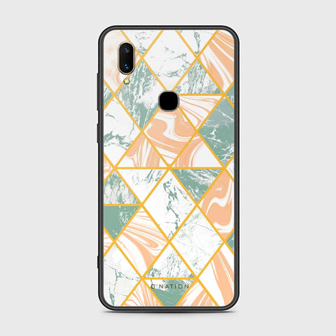 Vivo Z3 Cover- O'Nation Shades of Marble Series - HQ Ultra Shine Premium Infinity Glass Soft Silicon Borders Case