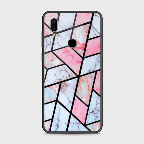 Vivo Z3 Cover- O'Nation Shades of Marble Series - HQ Ultra Shine Premium Infinity Glass Soft Silicon Borders Case