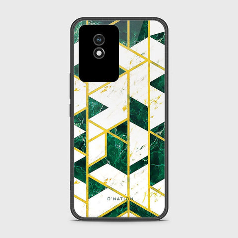 Vivo Y02A Cover- O'Nation Shades of Marble Series - HQ Ultra Shine Premium Infinity Glass Soft Silicon Borders Case