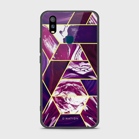 Vivo Y11 2019 Cover- O'Nation Shades of Marble Series - HQ Ultra Shine Premium Infinity Glass Soft Silicon Borders Case