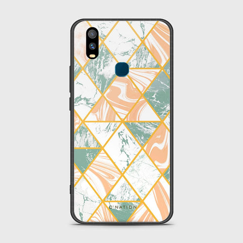 Vivo Y11 2019 Cover- O'Nation Shades of Marble Series - HQ Ultra Shine Premium Infinity Glass Soft Silicon Borders Case