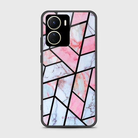 Vivo Y16 Cover- O'Nation Shades of Marble Series - HQ Ultra Shine Premium Infinity Glass Soft Silicon Borders Case