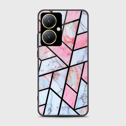 Vivo Y35m Plus Cover- O'Nation Shades of Marble Series - HQ Ultra Shine Premium Infinity Glass Soft Silicon Borders Case