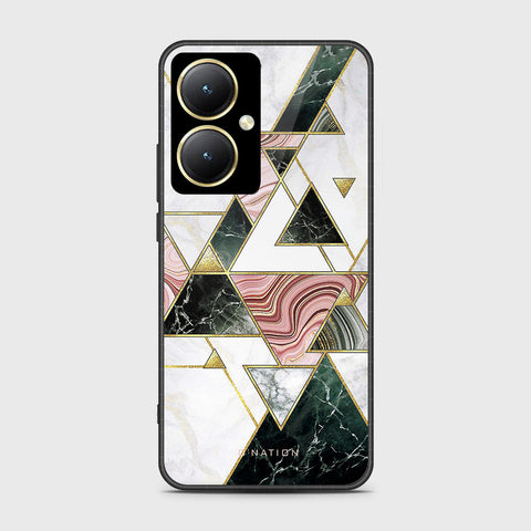Vivo Y35m Plus Cover- O'Nation Shades of Marble Series - HQ Ultra Shine Premium Infinity Glass Soft Silicon Borders Case