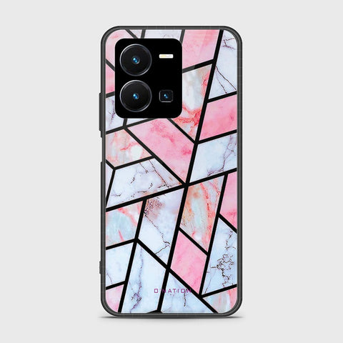 Vivo Y35 4G Cover - O'Nation Shades of Marble Series - HQ Ultra Shine Premium Infinity Glass Soft Silicon Borders Case