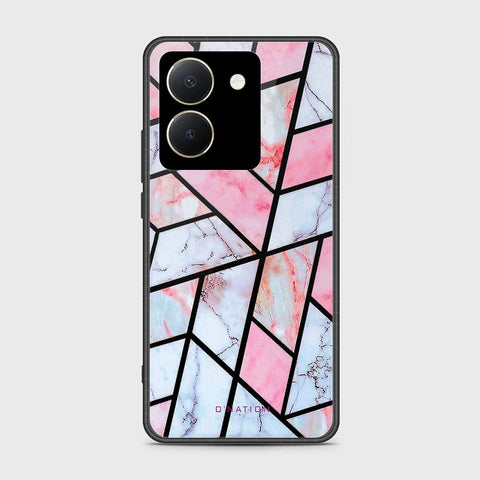 Vivo Y27s Cover- O'Nation Shades of Marble Series - HQ Ultra Shine Premium Infinity Glass Soft Silicon Borders Case