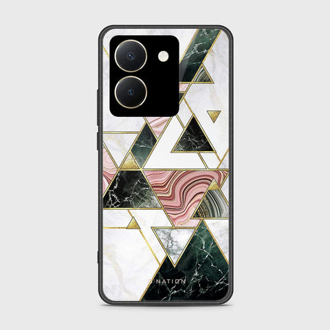 Vivo Y36 4G Cover- O'Nation Shades of Marble Series - HQ Ultra Shine Premium Infinity Glass Soft Silicon Borders Case