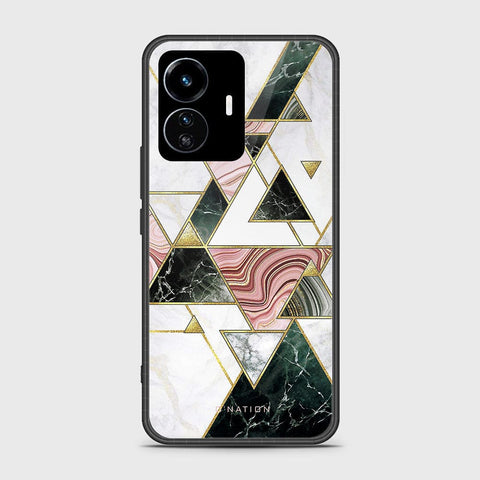 Vivo Y77 5G Cover - O'Nation Shades of Marble Series - HQ Ultra Shine Premium Infinity Glass Soft Silicon Borders Case