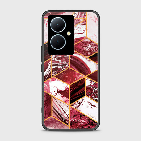 Vivo Y78 Plus 5G Cover - O'Nation Shades of Marble Series - HQ Ultra Shine Premium Infinity Glass Soft Silicon Borders Case