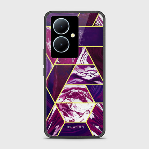 Vivo Y78 Plus 5G Cover - O'Nation Shades of Marble Series - HQ Ultra Shine Premium Infinity Glass Soft Silicon Borders Case