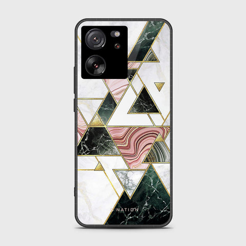 Xiaomi 13T Cover- O'Nation Shades of Marble Series - HQ Ultra Shine Premium Infinity Glass Soft Silicon Borders Case