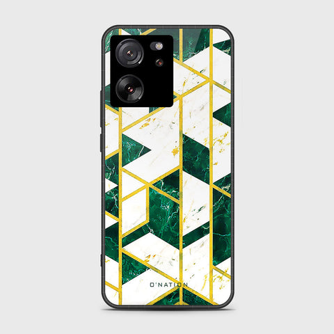 Xiaomi 13T Cover- O'Nation Shades of Marble Series - HQ Ultra Shine Premium Infinity Glass Soft Silicon Borders Case