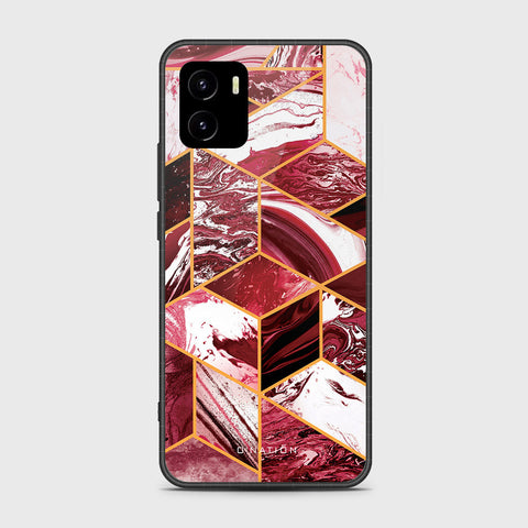 Vivo Y10 Cover- O'Nation Shades of Marble Series - HQ Ultra Shine Premium Infinity Glass Soft Silicon Borders Case