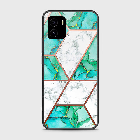 Vivo Y10 Cover- O'Nation Shades of Marble Series - HQ Ultra Shine Premium Infinity Glass Soft Silicon Borders Case