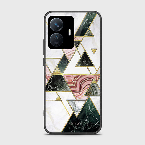 Vivo Y77e Cover- O'Nation Shades of Marble Series - HQ Ultra Shine Premium Infinity Glass Soft Silicon Borders Case
