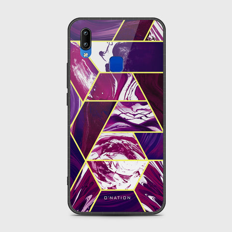 Vivo Y91i Cover- O'Nation Shades of Marble Series - HQ Ultra Shine Premium Infinity Glass Soft Silicon Borders Case