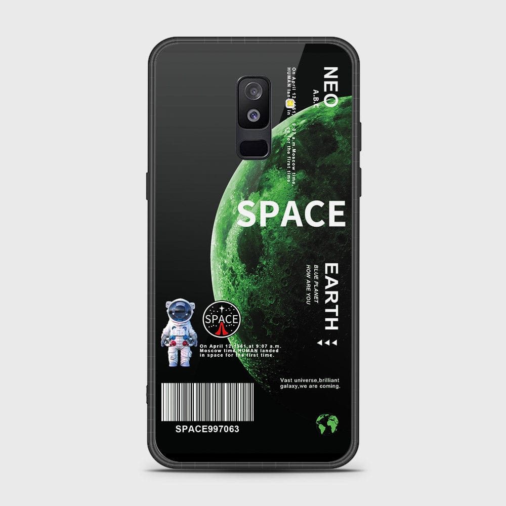Samsung Galaxy A6 Plus 2018 Cover- Limitless Series - HQ Ultra Shine Premium Infinity Glass Soft Silicon Borders Case (Fast Delivery)