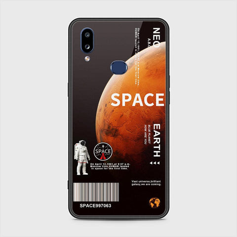 Samsung Galaxy A10s Cover - Limitless Series - HQ Ultra Shine Premium Infinity Glass Soft Silicon Borders Case