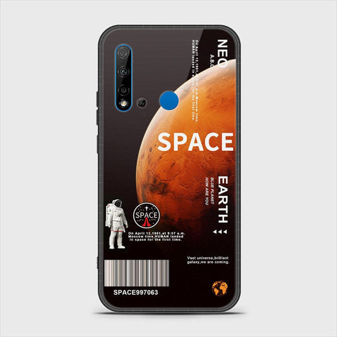 Huawi P20 Lite 2019 Cover - Limitless Series - HQ Ultra Shine Premium Infinity Glass Soft Silicon Borders Case