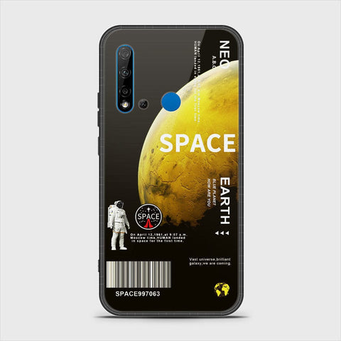 Huawi P20 Lite 2019 Cover - Limitless Series - HQ Ultra Shine Premium Infinity Glass Soft Silicon Borders Case