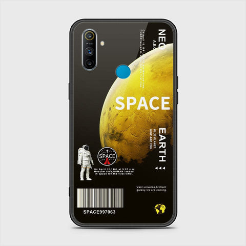 Realme 5i Cover - Limitless Series - HQ Ultra Shine Premium Infinity Glass Soft Silicon Borders Case