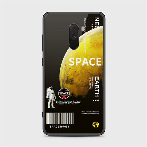 Xiaomi Pocophone F1 Cover - Limitless Series - HQ Ultra Shine Premium Infinity Glass Soft Silicon Borders Case