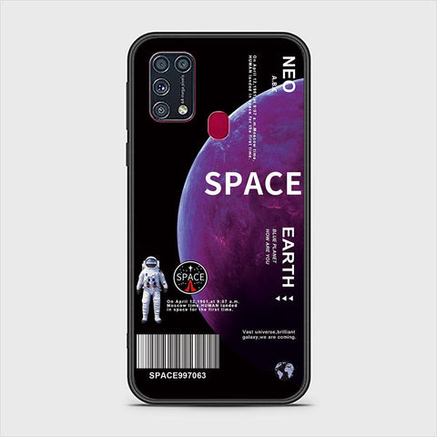 Samsung Galaxy M31 Cover - Limitless Series - HQ Ultra Shine Premium Infinity Glass Soft Silicon Borders Case