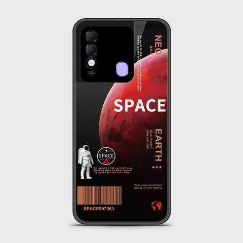 Tecno Spark 8 Cover - Limitless Series - HQ Ultra Shine Premium Infinity Glass Soft Silicon Borders Case