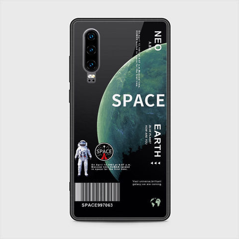 Huawei P30 Cover - Limitless Series - HQ Ultra Shine Premium Infinity Glass Soft Silicon Borders Case