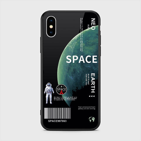 iPhone XS / X Cover - Limitless Series - HQ Ultra Shine Premium Infinity Glass Soft Silicon Borders Case