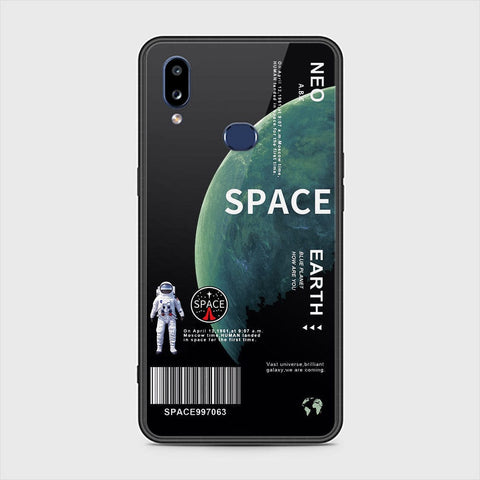 Samsung Galaxy A10s Cover - Limitless Series - HQ Ultra Shine Premium Infinity Glass Soft Silicon Borders Case
